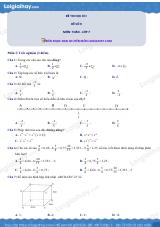 Đề thi học kì 1 Toán 7 - Đề số 9 - Cánh diều